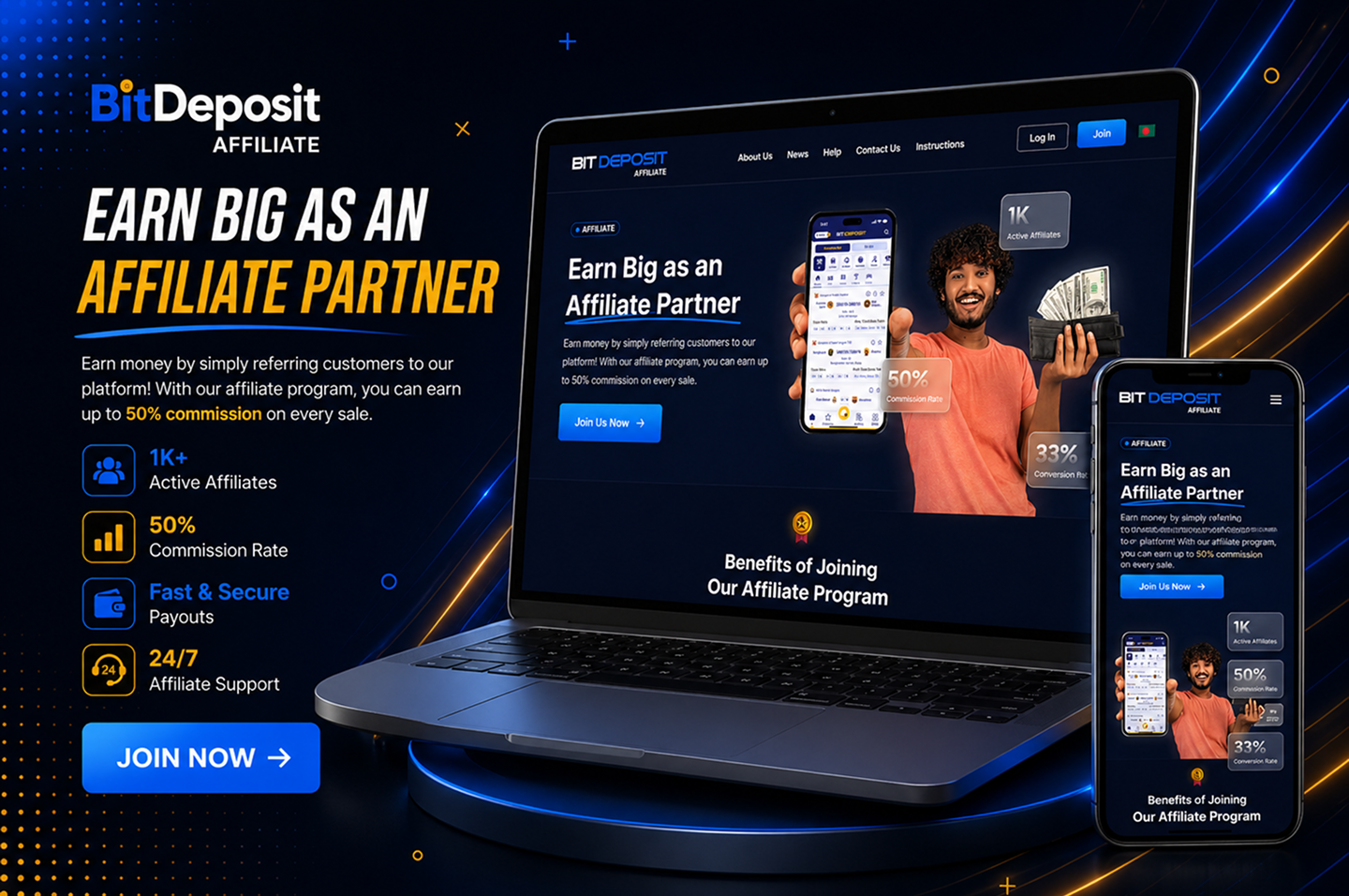 Bitdeposit affiliate program